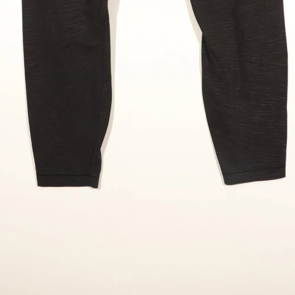 EUC Lululemon Align Pant II 25" Stride Emboss Black Size 10 - Picture 9 of 12